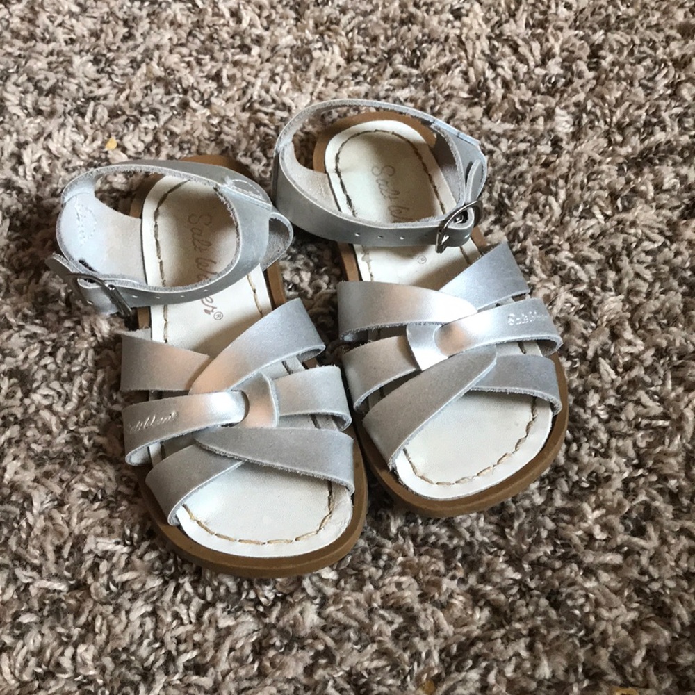 Toddler Silver Salt Water Sandal